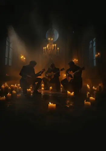 Джазовый Sting при свечах