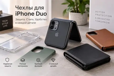 Чехлы для iPhone Duo: основные виды и отличия