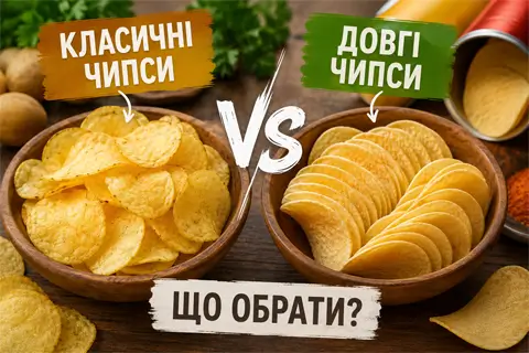 Чим відрізняються довгі чипси від класичних