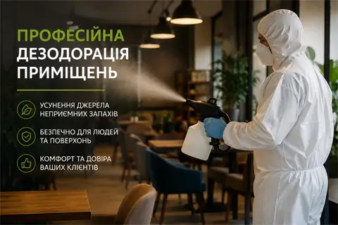 Дезодорація у сфері HoReCa та ритейлі: що потрібно знати