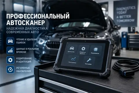 Диагностика без догадок: как выбрать профессиональный автосканер для СТО