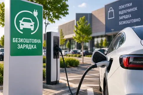 Где можно зарядить электромобиль бесплатно в Украине