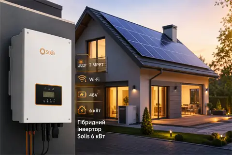 Гібридний інвертор Solis 6 кВт: чому комфорт визначають не характеристики, а щоденний досвід