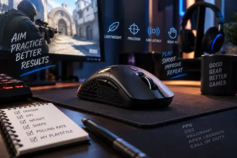 Игровая мышь для FPS в 2026 году: что действительно влияет на точность и комфорт
