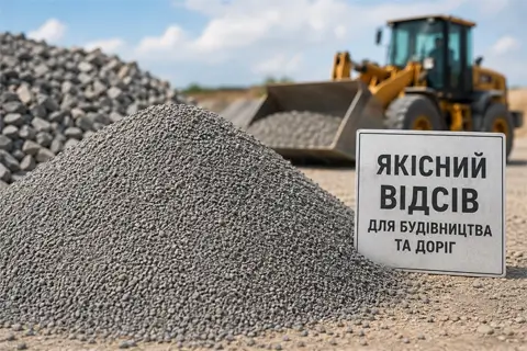 Як купити відсів для будівельних і дорожніх робіт