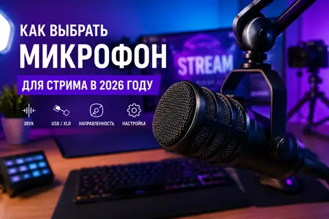 Как правильно выбрать микрофон для стрима в 2026 году и не переплатить