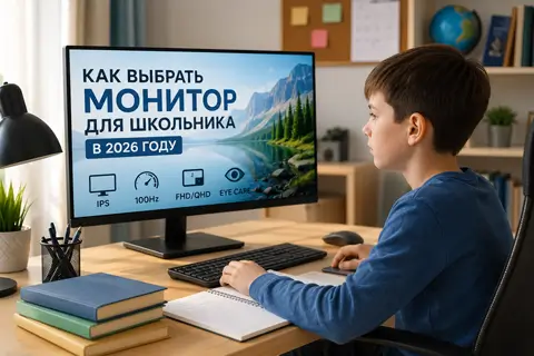 Как правильно выбрать монитор для школьника в 2026 году: советы экспертов