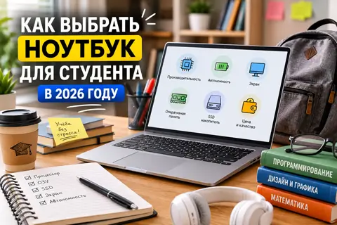 Як правильно вибрати ноутбук для студента у 2026 році: поради експертів