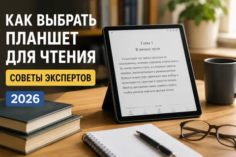 Как правильно выбрать планшет для чтения в 2026 году: критерии без маркетингового шума