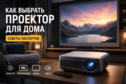 Как правильно выбрать проектор для дома в 2026 году: советы экспертов