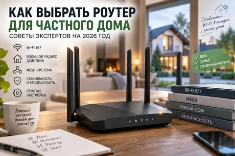 Як правильно вибрати роутер для приватного будинку в 2026 році: поради експертів