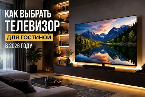 Як правильно вибрати телевізор для вітальні у 2026 році: поради експертів