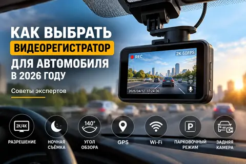 Як правильно вибрати відеореєстратор для автомобіля в 2026 році: поради експертів