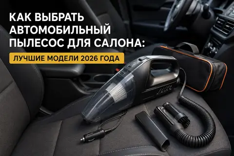 Як вибрати автомобільний пилосос для салону: найкращі моделі 2026 року