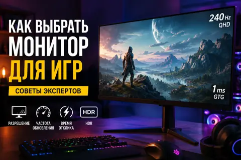 Як обрати ігровий монітор у 2026 році та не переплатити за зайві функції