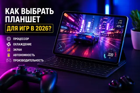 Як вибрати ігровий планшет у 2026 році і не переплатити за зайву потужність