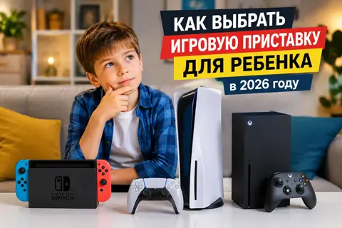 Як вибрати ігрову приставку для дитини в 2026 році: вік, ігри та безпека