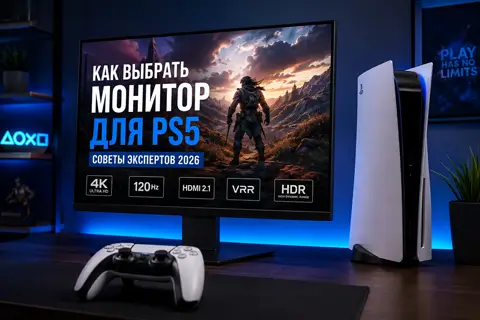 Як вибрати монітор для PS5 у 2026 році: поради експертів і головні параметри
