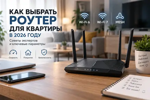 Как выбрать Wi-Fi роутер для квартиры в 2026 году и не переплатить