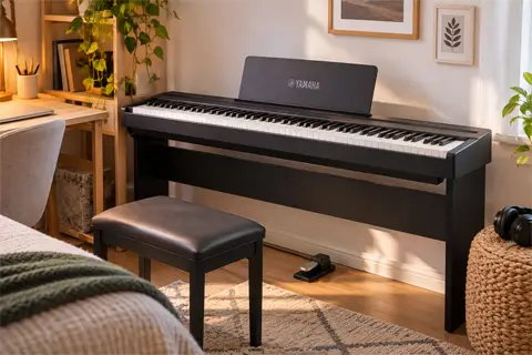 Як YAMAHA P-145 уживається в невеликій кімнаті
