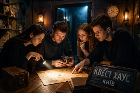 КвестХаус Київ: авторські квест-кімнати для незабутніх вражень