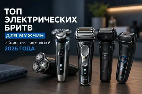 Найкращі електричні бритви для чоловіків 2026 року: рейтинг та поради щодо вибору