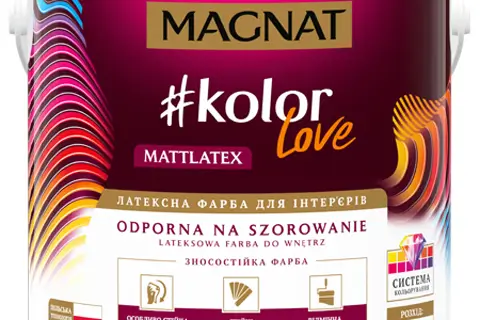 MAGNAT #kolor love MATTLATEX – стильні фарби для сучасного інтер’єру