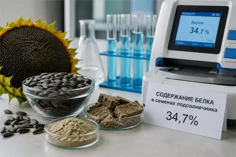 Методи та популярне обладнання для оцінки вмісту білка в насінні соняшнику
