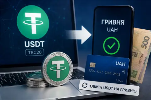 О чем часто забывают при выводе Tether TRC20 (USDT) на карту в гривнах (UAH)
