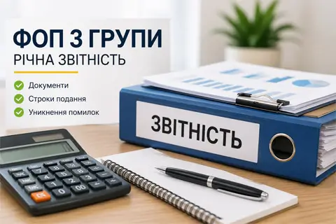 Особенности годовой отчетности для ФОП 3 группы