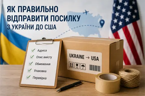 П’ять поширених помилок під час відправлення посилки з України до США