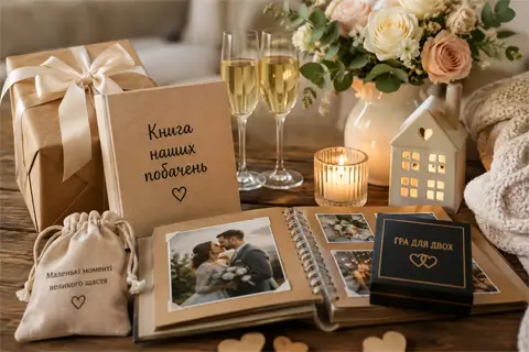 Сімейні традиції починаються з подарунків: цікаві ідеї для молодят