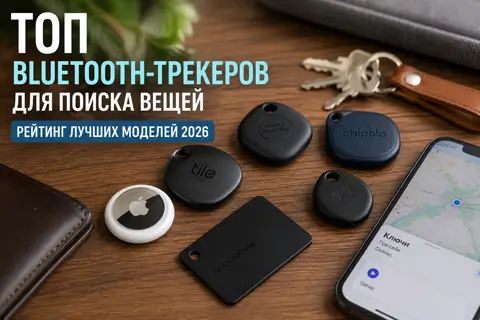 Топ Bluetooth-трекеров для поиска вещей: рейтинг лучших моделей 2026 года