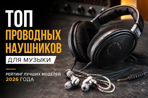 Топ проводных наушников для музыки: рейтинг лучших моделей 2026 года