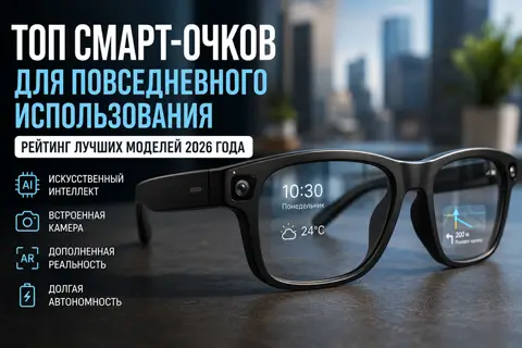 Топ смарт-окулярів для повсякденного використання: рейтинг кращих моделей 2026 року
