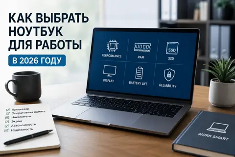 Вибір ноутбука для роботи в 2026 році: характеристики під професію та задачі