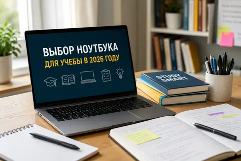Выбор ноутбука для учебы в 2026 году: характеристики для школьника и студента