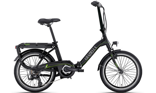 Велосипед Graziella GENIO ELECTRIC 7S 20″ (2019) black