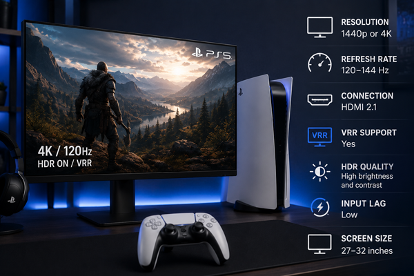 Яким має бути монітор для PS5 у 2026 році?