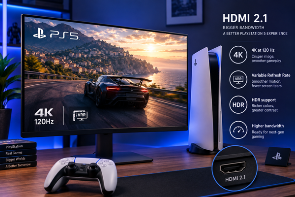 Чи потрібен для PS5 монітор з HDMI 2.1?