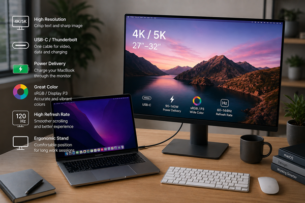 Який монітор найкраще підходить для MacBook у 2026 році?