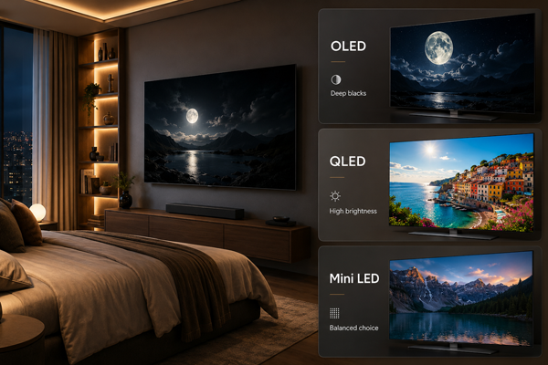 OLED, QLED чи Mini LED — яку матрицю обрати?