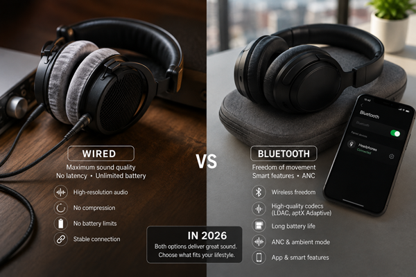 Дріт чи Bluetooth — чи є різниця у 2026 році?