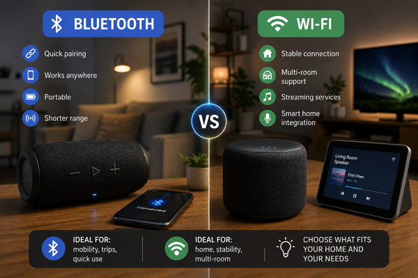 Что лучше для дома — Bluetooth или Wi-Fi?