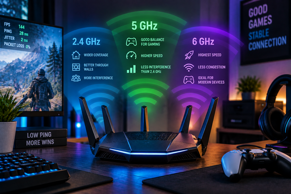Який діапазон Wi-Fi краще підходить для ігор?
