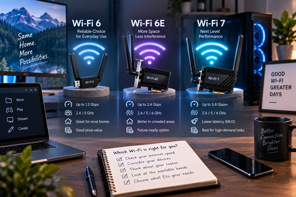 Wi-Fi 6, Wi-Fi 6E или Wi-Fi 7 — что выбрать?