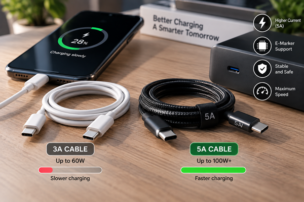 Чому USB-C-кабель впливає на швидкість заряджання?