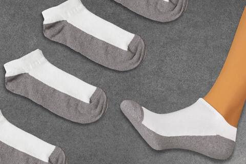 Спортивні жіночі шкарпетки короткі 3 в 1 Житомир КОІ, 36-40 р, 30 пар