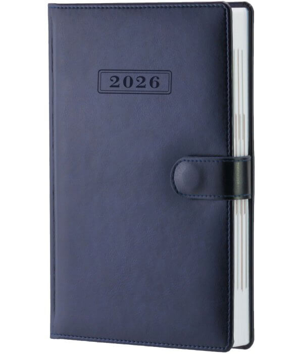 Щоденник датований 2026, NEBRASKA,т-синій, магнітний замок, А5