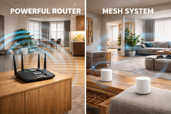 Какой формат сети лучше подходит для большой квартиры?